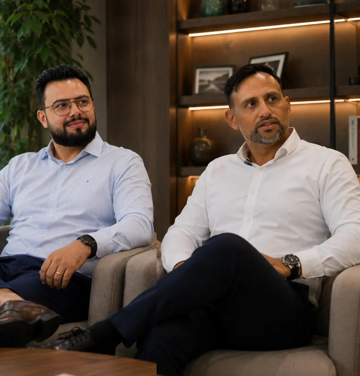 Sócios e fundadores do Grupo ORN em reunião no escritório